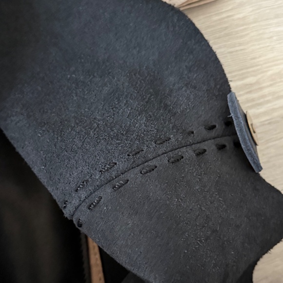 The Sak Gray Shoulder Bag with Brown Handles - Picture 6 of 16